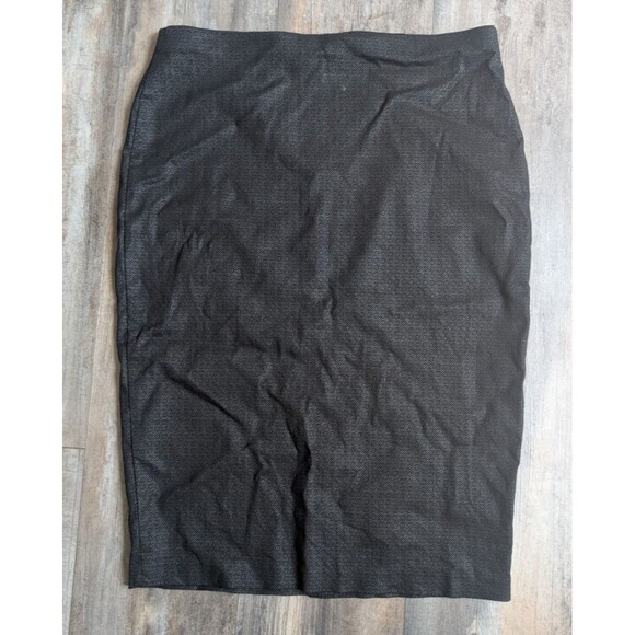 Alex & Olivia Dresses & Skirts - Alex & Olivia Women’s Medium Pencil Straight Skirt Black Patterned Office Siren